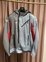 56Design KJ0501 SLASH MESH JACKET Gray/Red_画像1