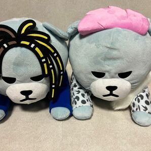 KRUNK×BIGBANG 超BIG 寝そべりぬいぐるみ T.O.P ＆SOL 