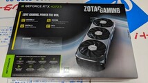 極美品 使用2日のみ　ZOTAC GAMING GeForce RTX 4070 Ti Trinity OC 動画変換テストのみ使用_画像2