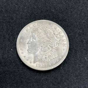 ★モルガン ダラー Morgan Doller Coin ONE DOLLAR 1921年 アメリカ 銀貨 硬貨 外国 古銭 コイン★#PL4