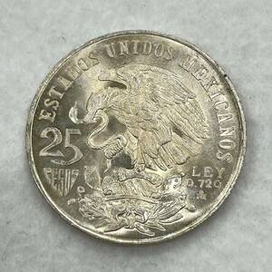 ★☆メキシコ オリンピック 1968 25ペソ LEY0.720 銀貨 記念コイン ESTADOS UNIDOS MEXICANOS 硬貨 約37.9mm 約22.5ｇ #ABC39☆★