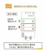 限定１０個展示品　野鳥　電波自動受信 掛け時計 大型 レトロ 壁掛け時計電波自動受信 野鳥の電波時計 安眠機能 日本標準_画像6