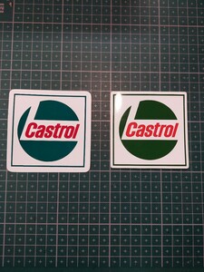 Castrol カストロール ステッカー2枚セット　オイル