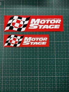 MOTOR STAGE モーターステージ　ステッカー2枚セット