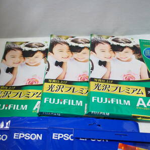 まとめ FUJIFILM フジフィルム 光沢プレミアム 写真仕上げ A4/EPOSON 光沢紙 A4 染料まとめ 未使用保管品多数 現状品 管理番号447-4の画像5