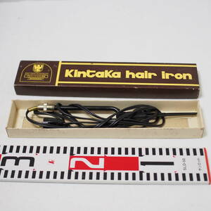 KINTAKA Hair iron 2.5mm 6角　ニグロ　ヘアアイロン 理容　床屋　アイロンパーマ　コテ iron ジャンク　レトロ 管理番号448-3