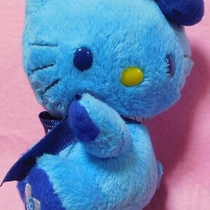 ☆レア☆207☆エイベックス a-nation BlueKitty  ブルーキティマスコット（青色）バージョン ハローキティ ぬいぐるみストラップ☆の画像1