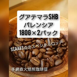 手網直火焙煎珈琲豆グアテマラSHBパレンシアリオコロラド農園180g×2パック