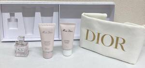 Dior ディオール ミスデイオール　会員ギフト　オードトワレ　ハンドクリームボディミルク　巾着