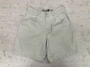 ギャップ GAP アメカジ オーセンティック 古着 Relaxed Fit ワイド 2タック ショート ハーフ チノパンツ ボトムス メンズ 31 生成り