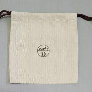 美品★19.8×19.8 エルメス 保存袋 布袋 巾着袋 袋 ヘリンボーン HERMES バーキン ケリー バッグ用 保存袋 正規品の画像1