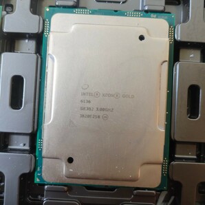 intel CPU Xeon Scalable gold 6136( 3.0GHz 12core 24threads ） 複数ありの画像1