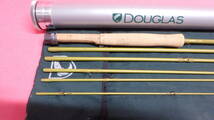 DOUGLAS ダグラス UPSTREAM アップストリーム フライロッド 3806 8'0" #3 6PC 45g 低弾性カーボン 仕舞寸法44cm 定価84,480円_画像2