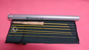 DOUGLAS ダグラス UPSTREAM アップストリーム フライロッド 3806 8'0" #3 6PC 45g 低弾性カーボン 仕舞寸法44cm 定価84,480円