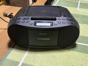 ラジカセ 2018年製 オーディオ機器 CD カセット ラジオ FM AM CFD-S70 動作品