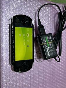 SONY ソニー プレイステーションPSP -3000 アダプタ＋バッテリー＋sdカード付き　動作品　(FB-NH1)