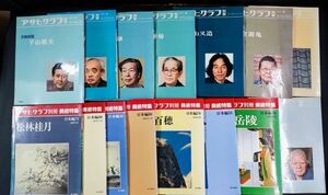 1970年代～90年代【アサヒグラフ 別冊・美術特集】15冊　※平山都夫/小倉遊亀/奥村土牛/加山又造/橋本関雪/松林桂月/堅山南風/平福百恵/