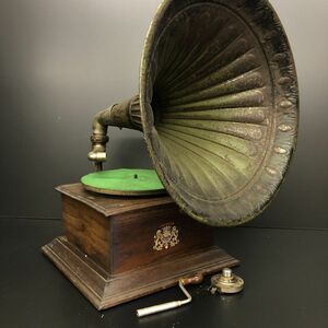  old gramophone LANKAPHONE gramophone Switzerland antique [403-001#180 Okinawa * remote island shipping un- possible ]