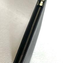 R-923 1円〜 LOUIS VUITTON ルイヴィトン クラッチバッグ セカンドバッグ ポシェットオム エピ 黒 ブラック ノワール ベタ付きなし LV金具_画像5