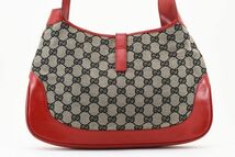 1円 GUCCI グッチ ジャッキー GGキャンバス レザー ショルダーバッグ ハンドバッグ 肩掛け ワンショルダーバッグ 001.3306 24-949_画像3