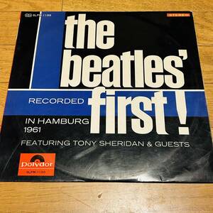 見本盤■THE BEATLES FIRST / SLPM1189/THE BEATLES FEATURING TONY SHERIDAN /ビートルズ/ペラジャケ 