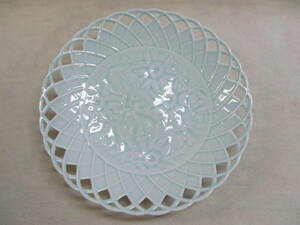 NARUMI ナルミ 鳴海製陶 鉄線花 盛皿 なつみ 大皿 透かし 未使用、保管品