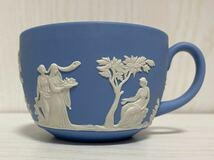 WEDGWOOD ウェッジウッド ジャスパー ブルー ティーカップ ソーサー アンティーク 洋食器 _画像4