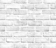 ３D立体にみえる 白レンガ模様壁紙 幅４５ｃｍ 長さ１０ｍ 防水 裏面接着材シール 煉瓦 アンティーク リフォーム　日本全国送料無料_画像1