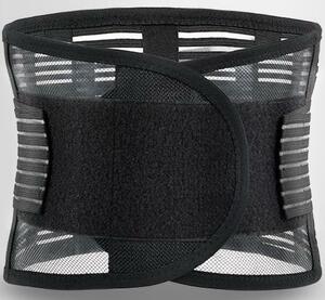  waist supporter belt M size black color mesh Shape up training diet lumbago prevention corset 