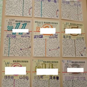 ◆古い鉄道 乗車券まとめて大量 昭和30年～ 切符 硬券 記念乗車券 入場券 定期券◆東京/地下鉄/山手線他の画像2