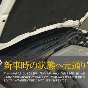 【即決】フォルクスワーゲン ニュービートル 9C系 1999-2010年式 スポイラー無車用 リアゲートダンパー トランクダンパー 2本 1C0827550Aの画像3