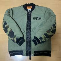 A BATHING APE SHARK BOMBER JACKET Lサイズ アベイシングエイプ シャーク ボンバー ジャケット_画像1