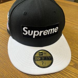 Supreme 2-Tone Box Logo New Era Cap 7-1/2 Supreme box Logo New Era 