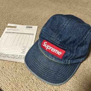 Supreme 18SS Denim Camp Cap シュプリーム デニム キャンプキャップ 帽子 ボックスロゴ Box Logo 