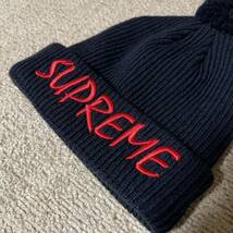 Supreme 14AW New Era FTP Beanie Black シュプリーム ビーニー small box logo_画像2