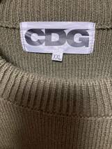 CDGCDGCDG　コムデギャルソン　OUTSIDE SEAM LONG BACK PULLOVER sizeXXL _画像4