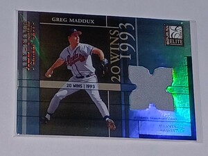 2003 Donruss Elite All-Time Career Best Greg Maddux Game-Worn Jersey /400 グレッグ・マダックス　ブレーブス　ジャージーカード