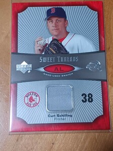 2005 UD Sweet Spot Sweet Threads Curt Schilling Game-used Jersey カート・シリング　レッドソックス　ジャージーカード