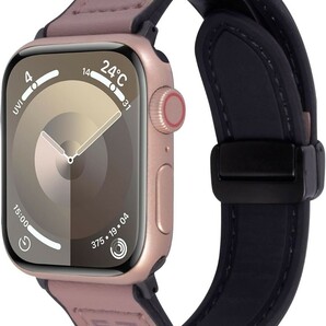 新品 nano・universe（ナノユニバース）Apple Watch（アップルウォッチ） レザーバンド 41mm 40mm 38mm Ultra2/Ultra/SE2/SE/987654321の画像3
