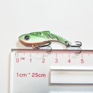 在庫処分 月下美人小鉄風 メバリング アジング 鉄板バイブ 5g 7色セット バイブレーション アイアン スモール ミニ メバル アジ 回遊魚の画像2