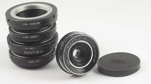 INDUSTAR 69 F/2.8 28mm APS-C ハーフフレームレンズ ★ Sony E Fujifilm X FX Micro 4/3 MFT Canon EOS Mに適合 ★ 校正された無限大