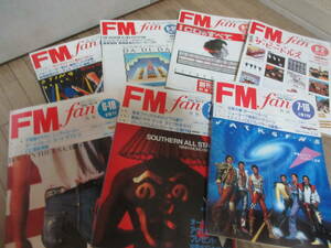 ③レトロ　FM fan　1984年14～16、1986年12～15　全7冊セット