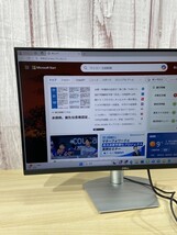 DELL　デル　モニタ　型番：S2722QC　2023年製品　27インチ　プラチナシルバー　動確済　USB-C　角度調整　縦横回転　3315L_画像2