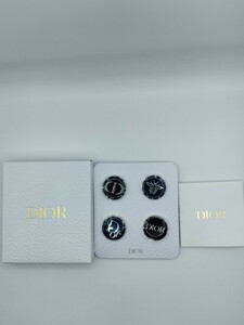 a 未使用 格安 Christian Dior クリスチャンディオール ノベルティ ピンバッチ 箱付き 非売品 限定 希少 ブローチ