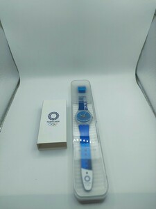 スウォッチ 腕時計 swatch クォーツ　東京2020オリンピック　非売品　電池交換済み　保護フィルム