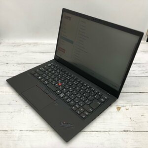 Lenovo ThinkPad X1 Carbon 20QE-S8GP0Q Core i7 8665U 1.90GHz/16GB/なし 〔C0132〕