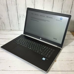 【難あり】 Hewlett-Packard HP ProBook 470 G5 Core i7 8550U 1.80GHz/8GB/1TB 〔B0224〕