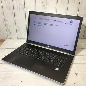 【難あり】 Hewlett-Packard HP ProBook 470 G5 Core i7 8550U 1.80GHz/8GB/1TB 〔B0230〕