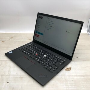 【難あり】 Lenovo ThinkPad X1 Carbon 20QE-S8GP0Q Core i7 8665U 1.90GHz/16GB/なし 〔A0402〕