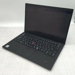 Lenovo ThinkPad X1 Carbon 20UA-S7EB0U Core i7 10610U 1.80GHz/16GB/なし 〔C0405〕